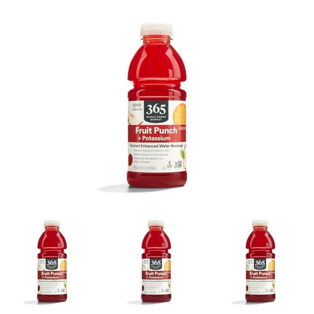 image:image365 by Whole Foods Market Nutrient Enhanced Water Fruit Punch with Potassium 20 Fl Oz20 Fl Oz Pack of 4