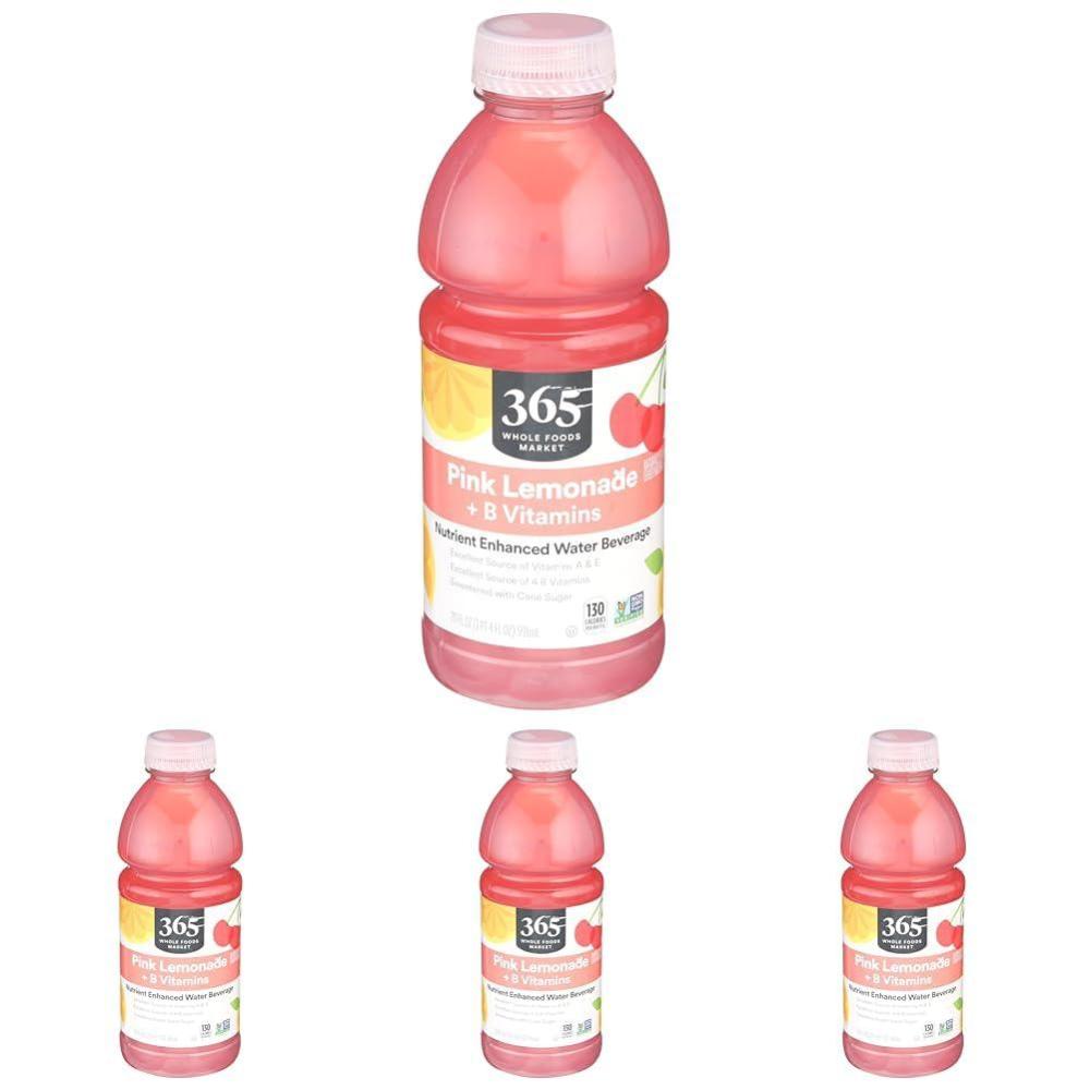 image:image365 by Whole Foods Market Nutrient Enhanced Water Pink Lemonade  B Vitamins 20 Fl Oz20 Fl Oz Pack of 4