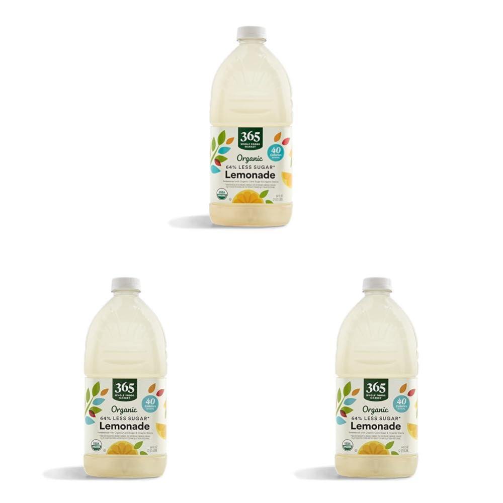 image:image365 by Whole Foods Market Organic Light Lemonade 64 Fl Oz64 Fl Oz Pack of 3