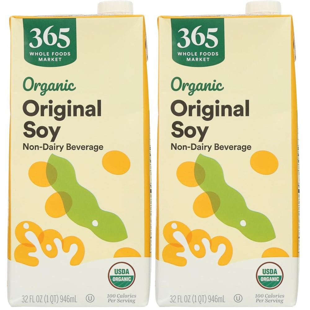 image:image365 by Whole Foods Market Organic Soymilk Original 32 fl oz32 Fl Oz Pack of 2