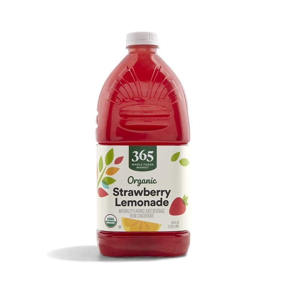 image:image365 by Whole Foods Market Organic Strawberry Lemonade 64 Fl Oz64 Fl Oz Pack of 1