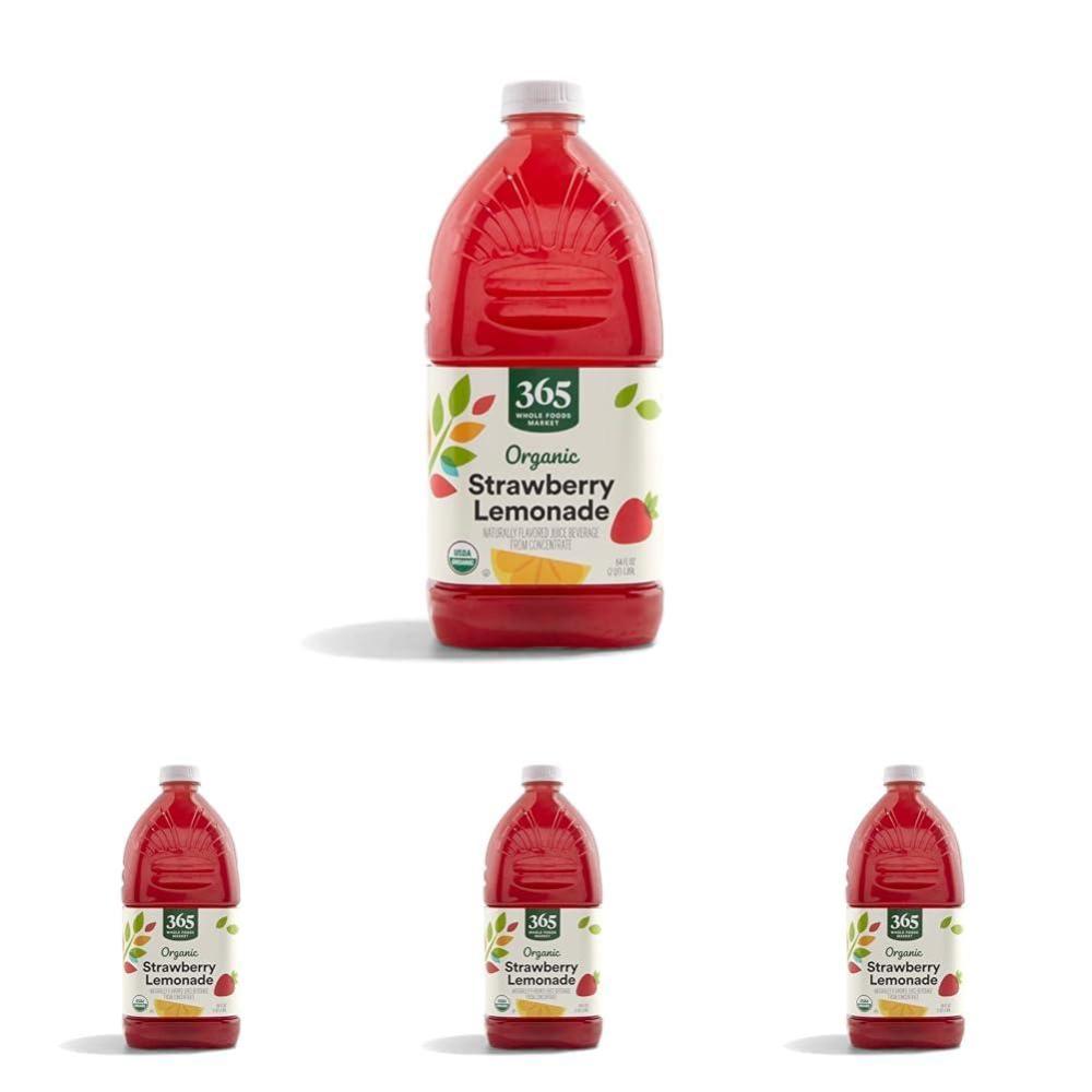 image:image365 by Whole Foods Market Organic Strawberry Lemonade 64 Fl Oz64 Fl Oz Pack of 4