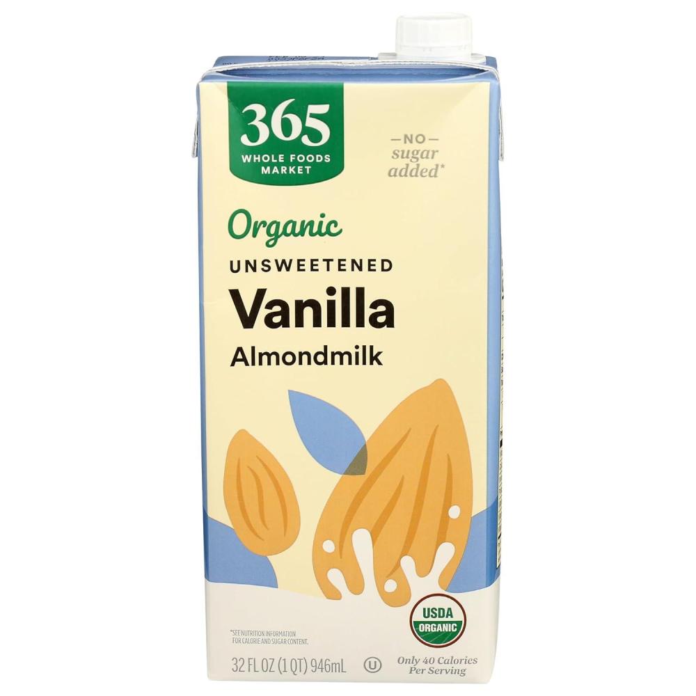 image:image365 by Whole Foods Market Organic Unsweetened Vanilla Almond Milk 32 Fl OzOrganic Unsweetened Vanilla