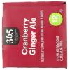 365 by Whole Foods Market, Cranberry Ginger Ale 12 Pack, 12 Fl Oz(Cranberry)