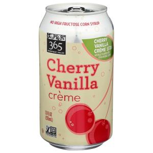 365 by Whole Foods Market, Club Soda, 12 Fl Oz(Cherry Vanilla Creme)