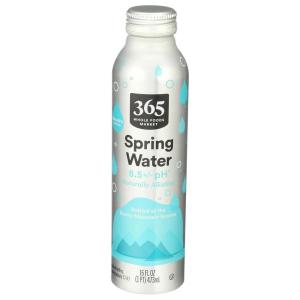 365 by Whole Foods Market, Mineral Spring Water, 25.3 Fl Oz(16 Fl Oz (Pack of 1))