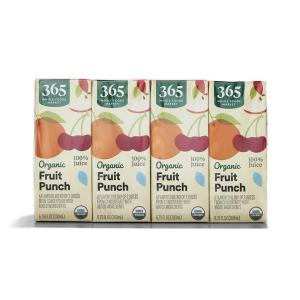 365 by Whole Foods Market, Organic Fin-Tastic Fruit Punch, 8 Pack(Fruit Punch)