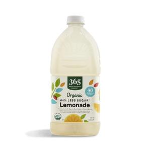 365 by Whole Foods Market, Organic Light Lemonade, 64 Fl Oz(64 Fl Oz (Pack of 1))