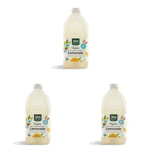 365 by Whole Foods Market, Organic Light Lemonade, 64 Fl Oz(64 Fl Oz (Pack of 3))