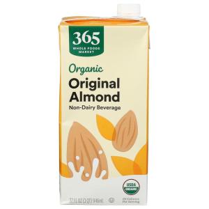 365 by Whole Foods Market, Organic Original Almond Milk, 32 Fl Oz(Organic Original)