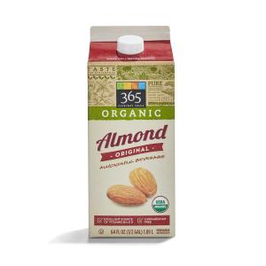 365 by Whole Foods Market, Organic Unsweetened Vanilla Almond Milk, 32 Fl Oz(Organic Original)