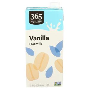 365 by Whole Foods Market, Vanilla Oatmilk, 32 Fl Oz(32 Fl Oz (Pack of 1))