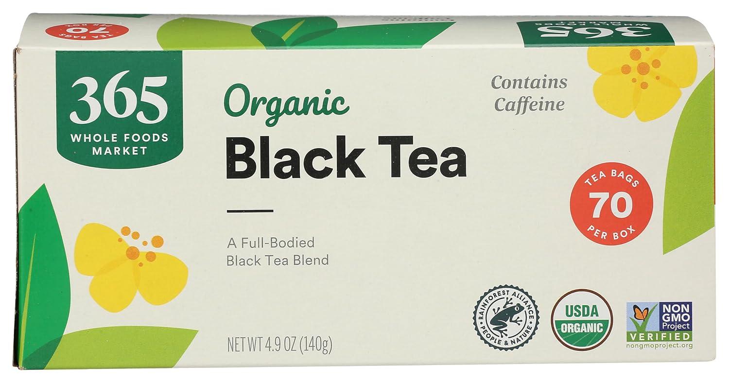 image:image365 by Whole Foods Market Organic Black Tea SingleServe Tea Bags 70 CountBlack Tea