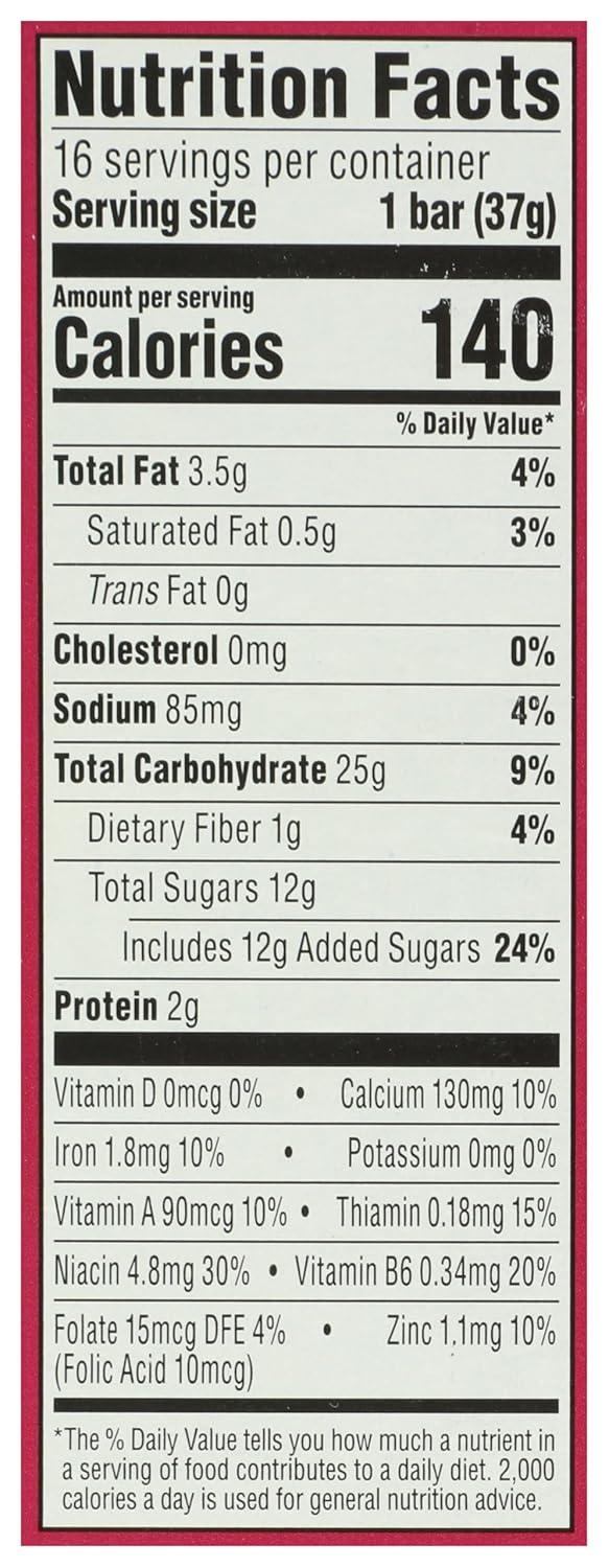 image:image365 by Whole Foods Market Organic Mixed Berry Fruit and Grain Bars 208 Ounce 16 Count