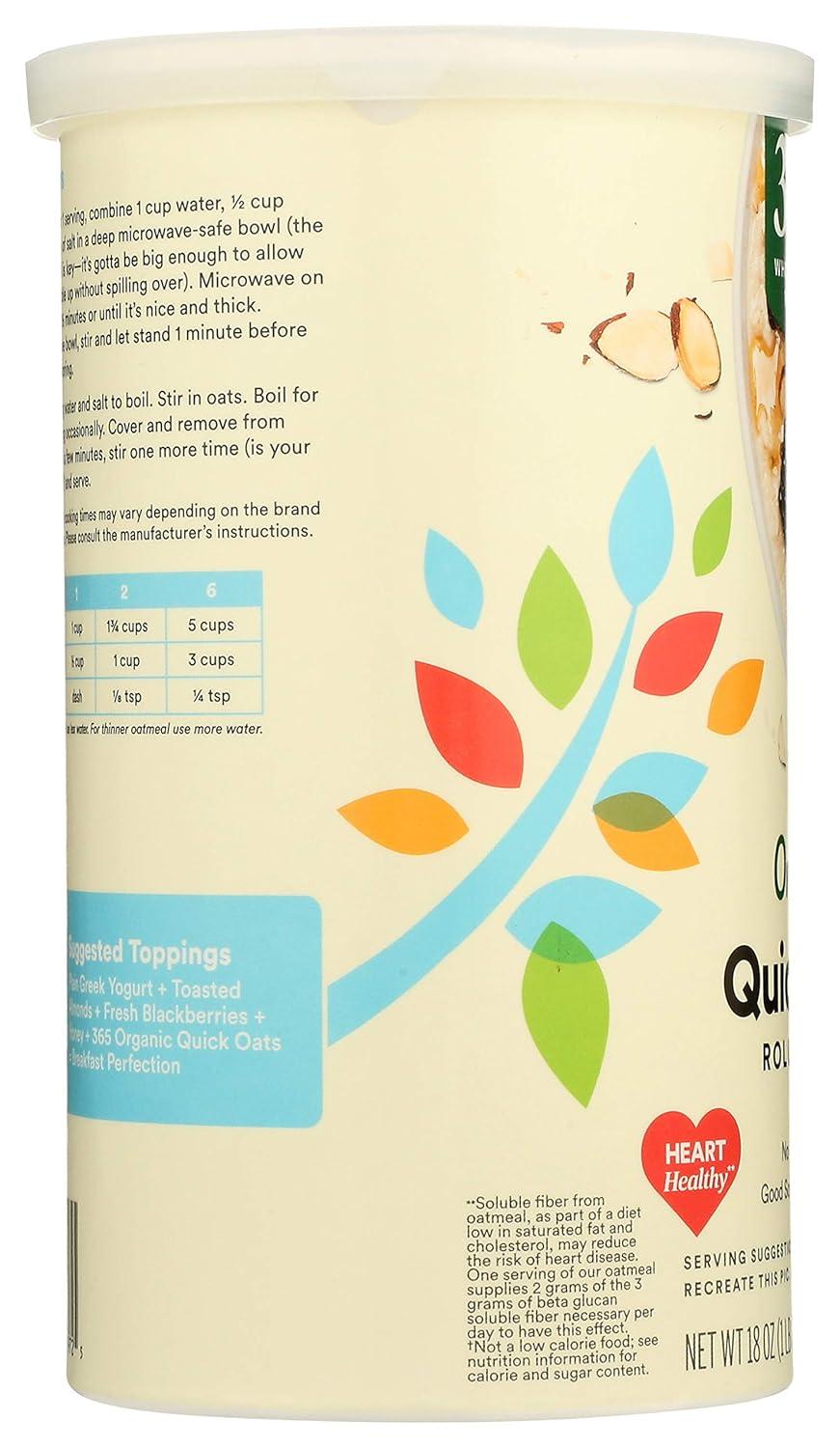 image:image365 by Whole Foods Market Organic Quick Oats 42 OunceRolled