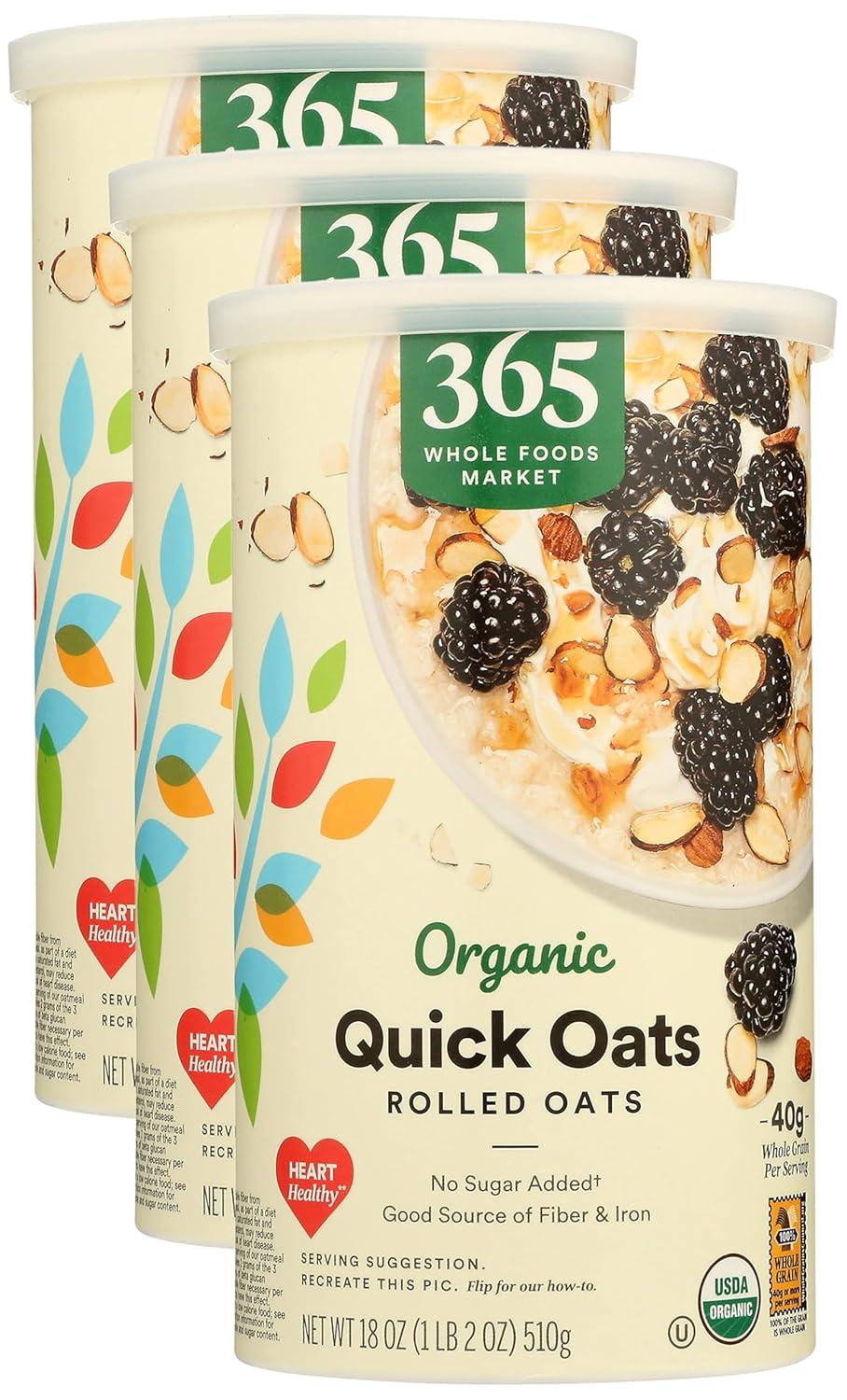 image:image365 by Whole Foods Market Organic Quick Oats 42 OunceRolled