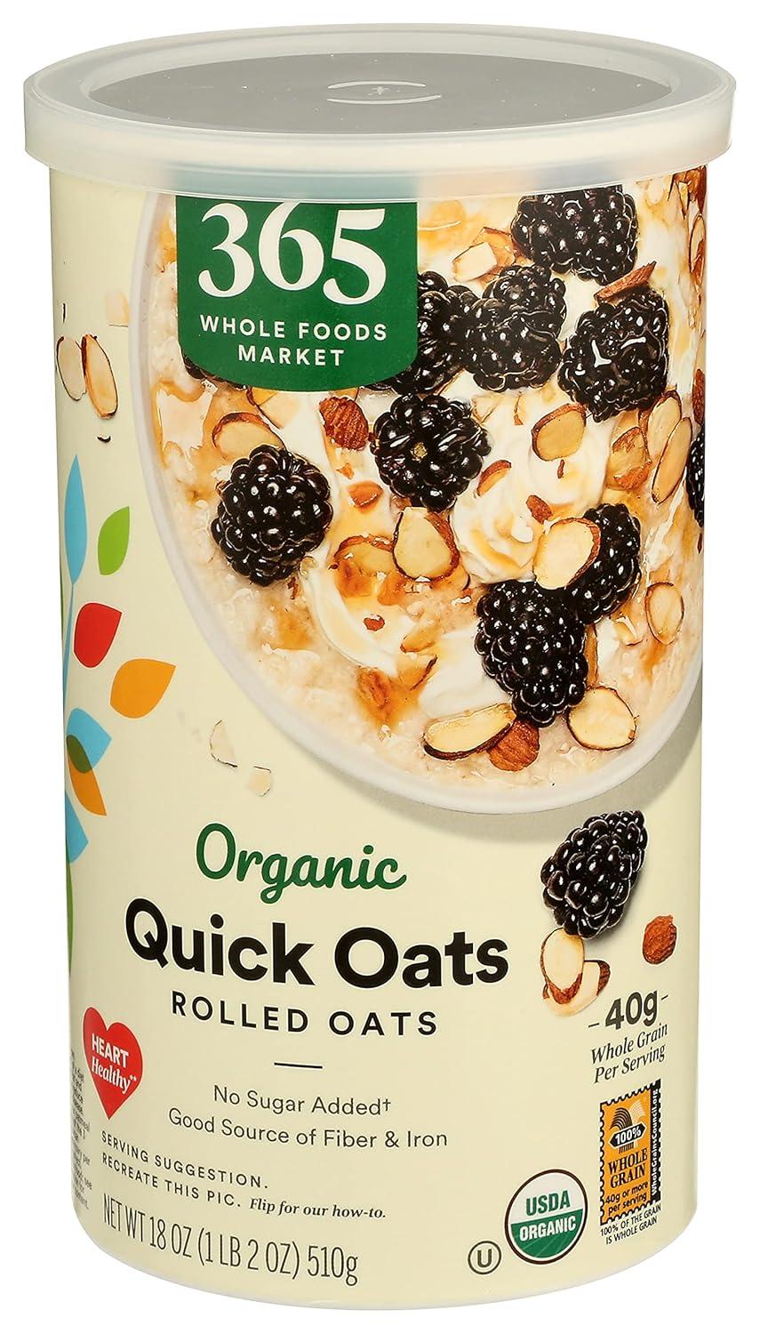 image:image365 by Whole Foods Market Organic Quick Oats 42 OunceRolled