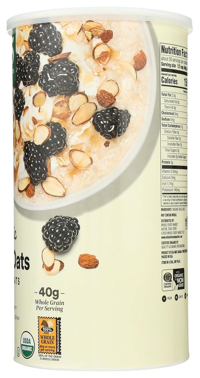 image:image365 by Whole Foods Market Organic Quick Oats 42 OunceRolled