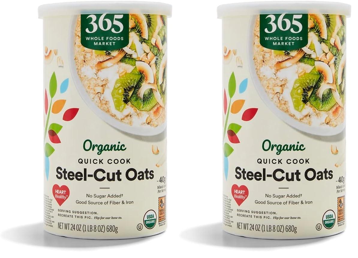 image:image365 by Whole Foods Market Organic Quick Oats 42 OunceSteelCut