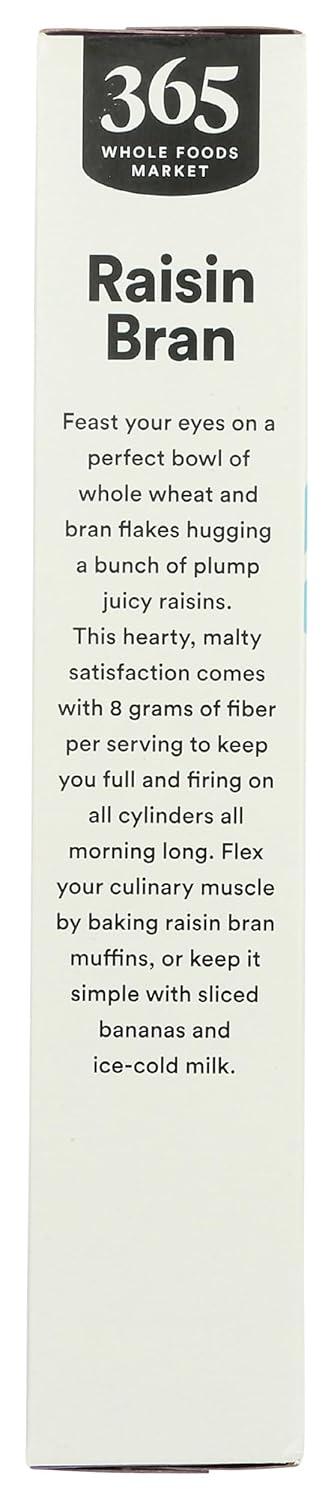 image:image365 by Whole Foods Market Raisin Bran Cereal Vegan LowFat 15 Ounce15 Ounce Pack of 1