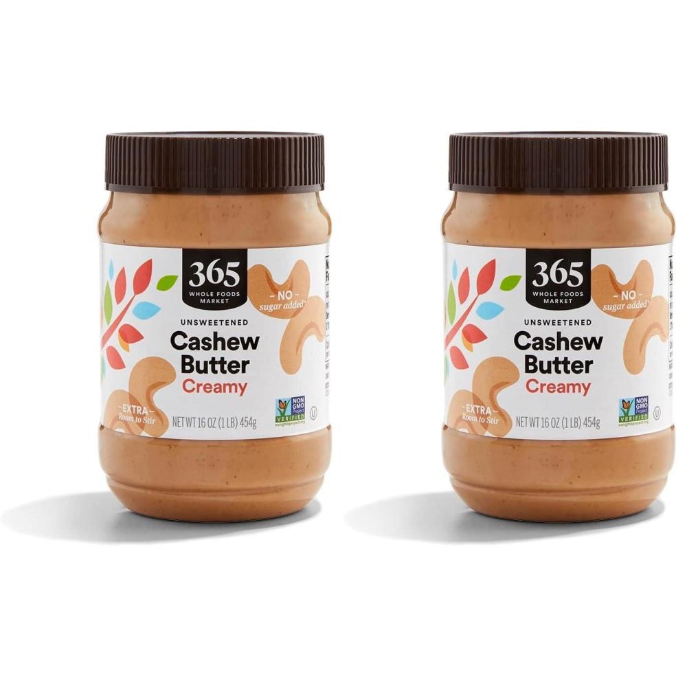 image:image365 by Whole Foods Market Creamy Cashew Butter 16 Ounce1 Pound Pack of 2