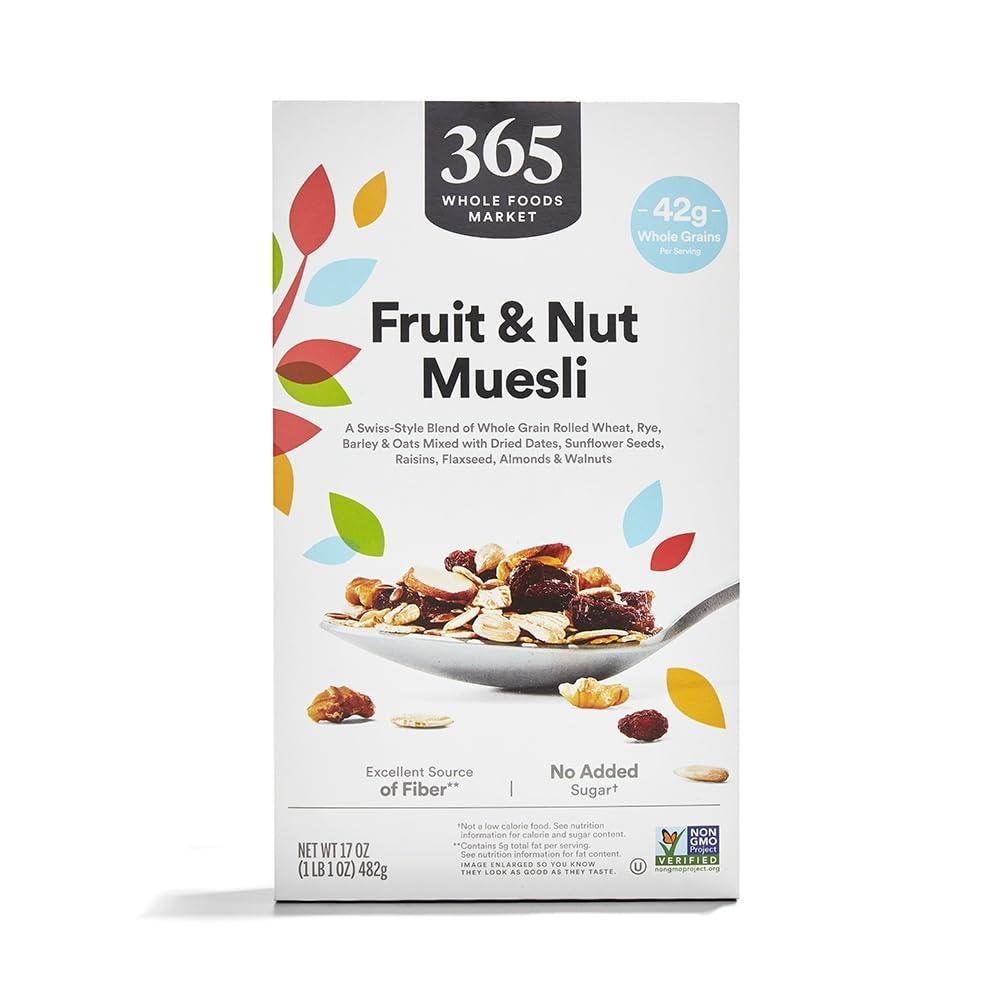 image:image365 by Whole Foods Market Honey Almond Flax Protein amp Fiber Crunch Cereal 13 OunceFruit Nut Muesli