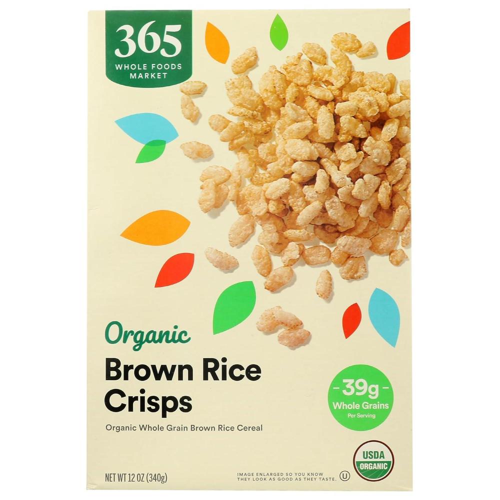 image:image365 by Whole Foods Market Organic Brown Rice Crisps Cereal 12 Ounce12 Ounce Pack of 1