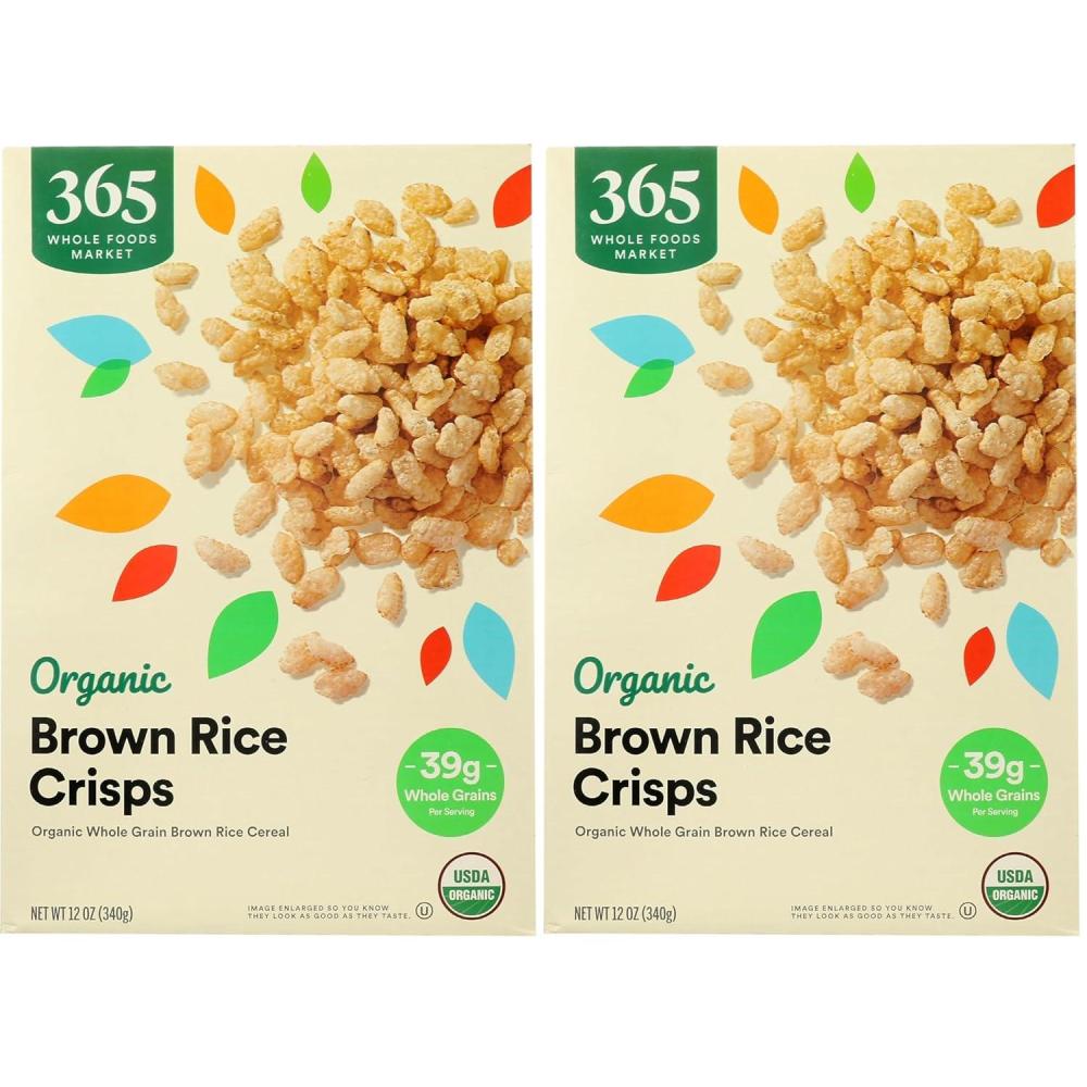 image:image365 by Whole Foods Market Organic Brown Rice Crisps Cereal 12 Ounce12 Ounce Pack of 2
