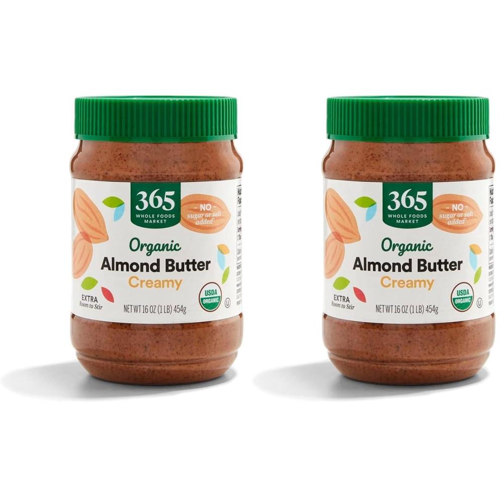 image:image365 by Whole Foods Market Organic Creamy Almond Butter 16 Ounce16 Ounce Pack of 2
