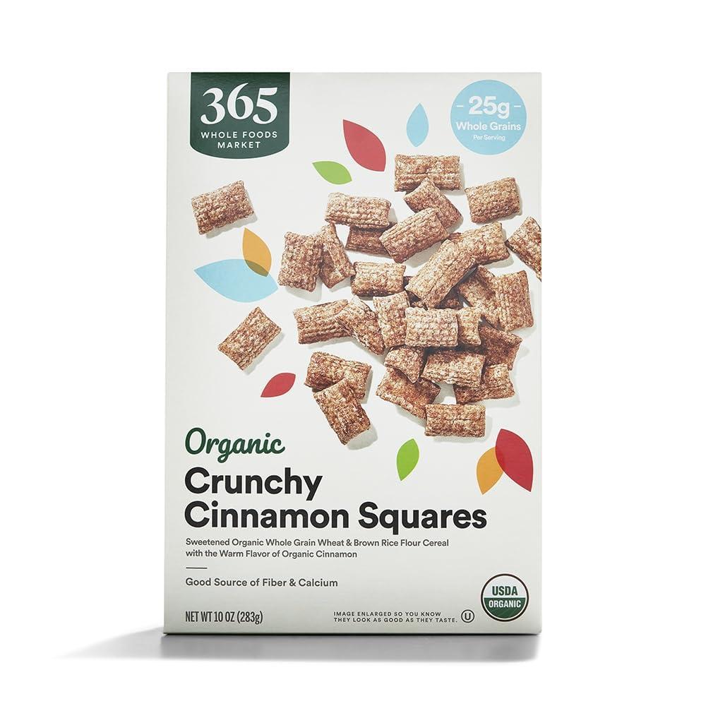 image:image365 by Whole Foods Market Organic Crunchy Cinnamon Squares Cereal 10 Ounce10 Ounce Pack of 1