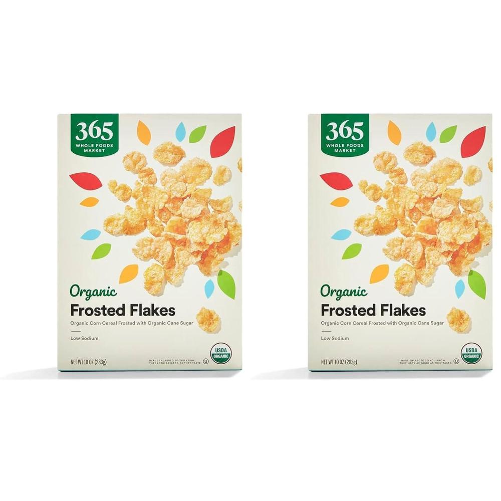 image:image365 by Whole Foods Market Organic Frosted Flakes Cereal 10 Ounce10 Ounce Pack of 2