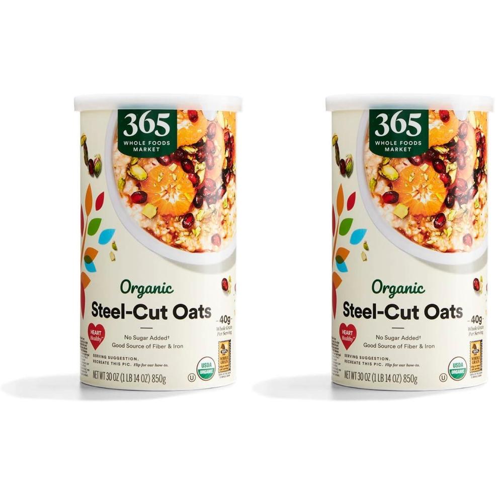 image:image365 by Whole Foods Market Organic Steel Cut Oats 30 Ounce30 Ounce Pack of 2