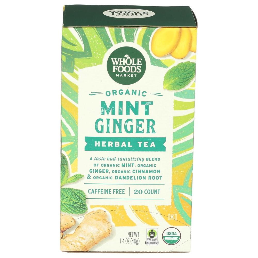 image:imageWhole Foods Market Organic Mint Ginger Herbal Tea 20 Count20 CT