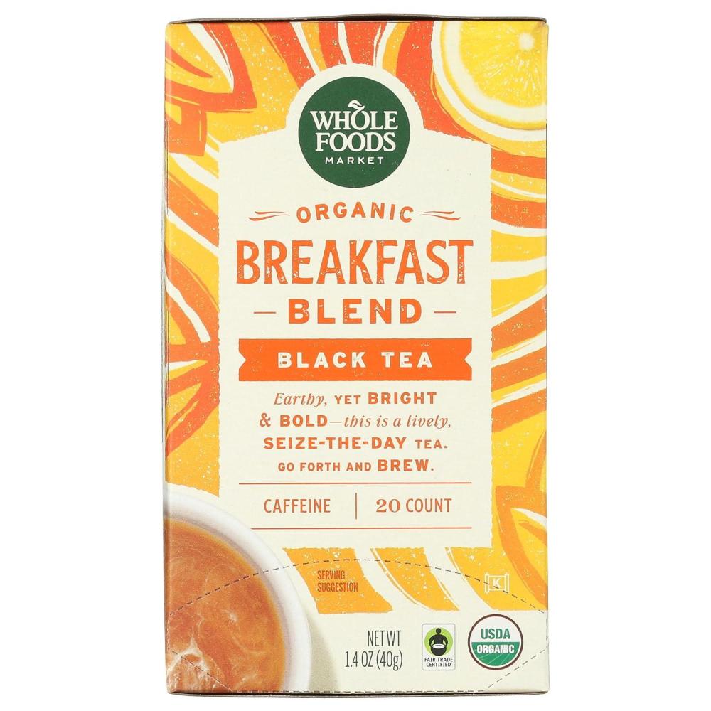 image:imageWhole Foods Market Tea Black Breakfast Blend Organic 20 Count20 CT