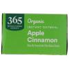 365 By Whole Foods Market, Organic Maple & Brown Sugar Instant Oatmeal Packets, 1.41 Ounce (Pack Of 8)(Apple Cinnamon)