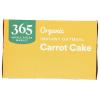 365 by Whole Foods Market, Organic Instant Oatmeal, Carrot Cake, 8 Count, 11.3 Ounce