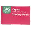 365 by Whole Foods Market, Organic Variety Pack Instant Oatmeal, 11.3 Ounce