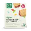 365 by Whole Foods Market, Organic Blueberry Cereal Bar 6 Count, 7.8 Ounce(Organic Mixed Berry)
