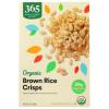 365 by Whole Foods Market, Organic Brown Rice Crisps Cereal, 12 Ounce(12 Ounce (Pack of 1))