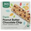 365 by Whole Foods Market, Organic Chocolate Chip Peanut Butter Granola Bar, 8 Count