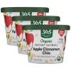 365 by Whole Foods Market, Organic Instant Oatmeal, Apple Cinnamon Chia, 2.1 Ounce(2.1 Ounce (Pack of 3))