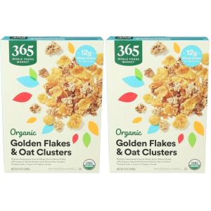 365 By Whole Foods Market, Organic Golden Flakes & Oat Clusters, 12 Ounce(12 Ounce (Pack of 2))