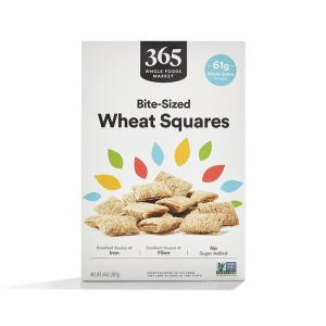 365 by Whole Foods Market, Frosted Wheat Squares Cereal, 16 Ounce(Wheat)