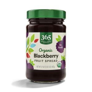 365 by Whole Foods Market, Organic Blackberry Conserve, 17 oz(1.06 Pound (Pack of 1))