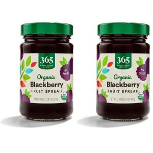 365 by Whole Foods Market, Organic Blackberry Conserve, 17 oz(1.06 Pound (Pack of 2))