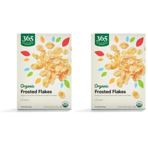 365 by Whole Foods Market, Organic Frosted Flakes Cereal, 10 Ounce(10 Ounce (Pack of 2))