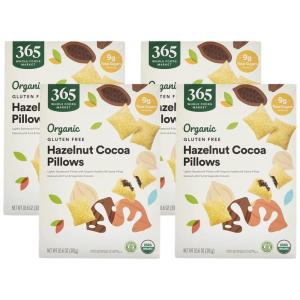 365 by Whole Foods Market, Organic Hazelnut Cocoa Pillows, Gluten-Free, 10.6 Ounce(10.6 Ounce (Pack of 4))