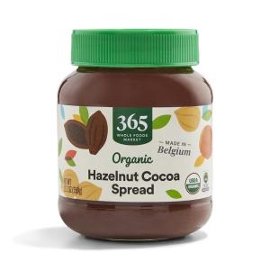 365 by Whole Foods Market, Organic Hazelnut Cocoa Spread, 12.3 Ounce(12.3 Ounce (Pack of 1))