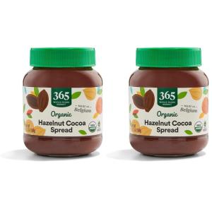 365 by Whole Foods Market, Organic Hazelnut Cocoa Spread, 12.3 Ounce(12.3 Ounce (Pack of 2))