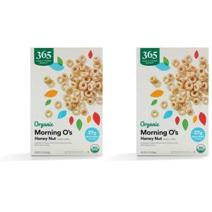 365 by Whole Foods Market, Organic Honey And Nut Morning O’s Cereal, 12.2 Ounce(12.2 Ounce (Pack of 2))